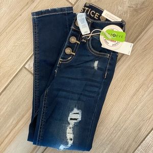 NEW Justice size 7 slim jeans